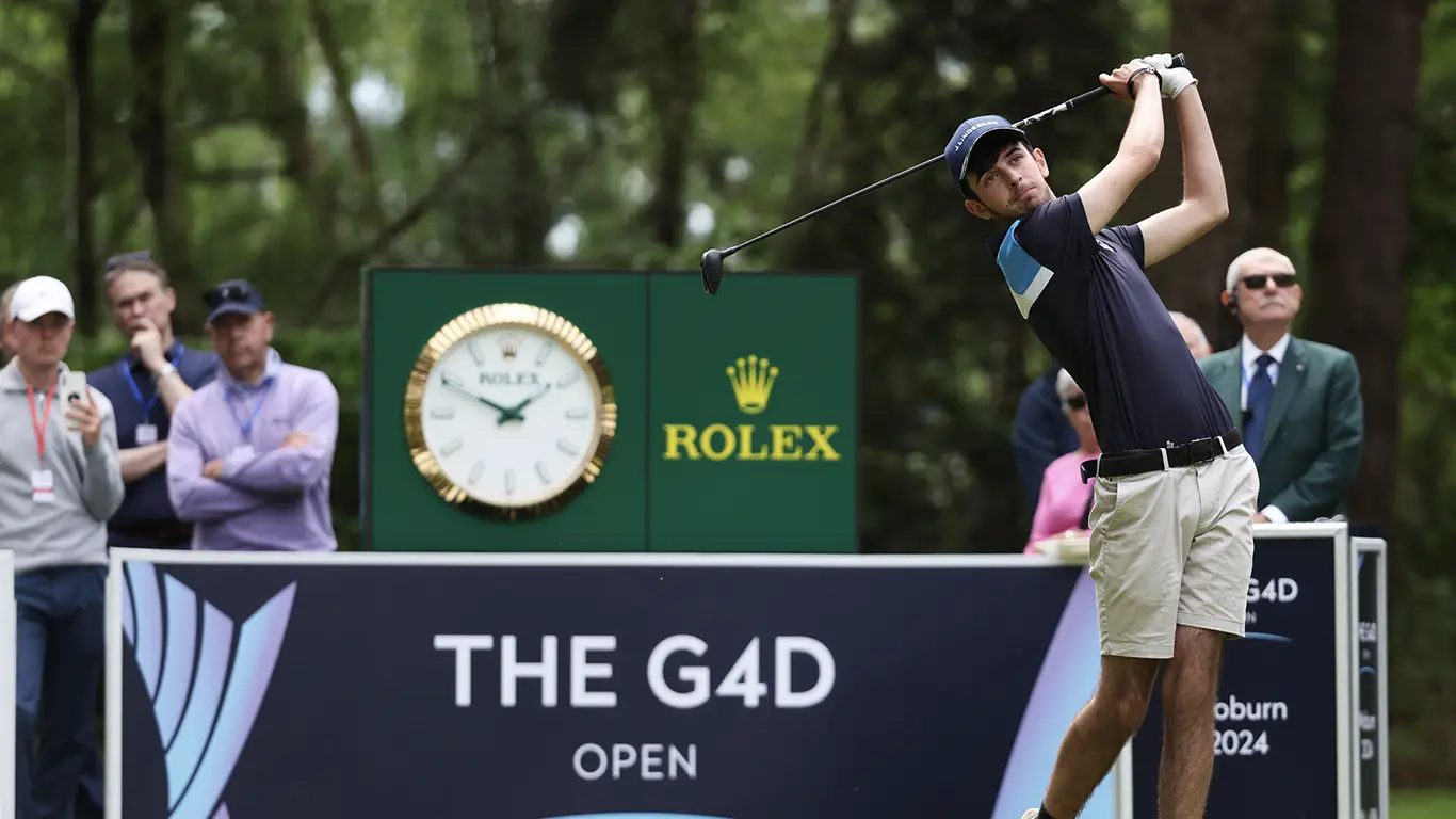 Tom playing in the G4D tournament